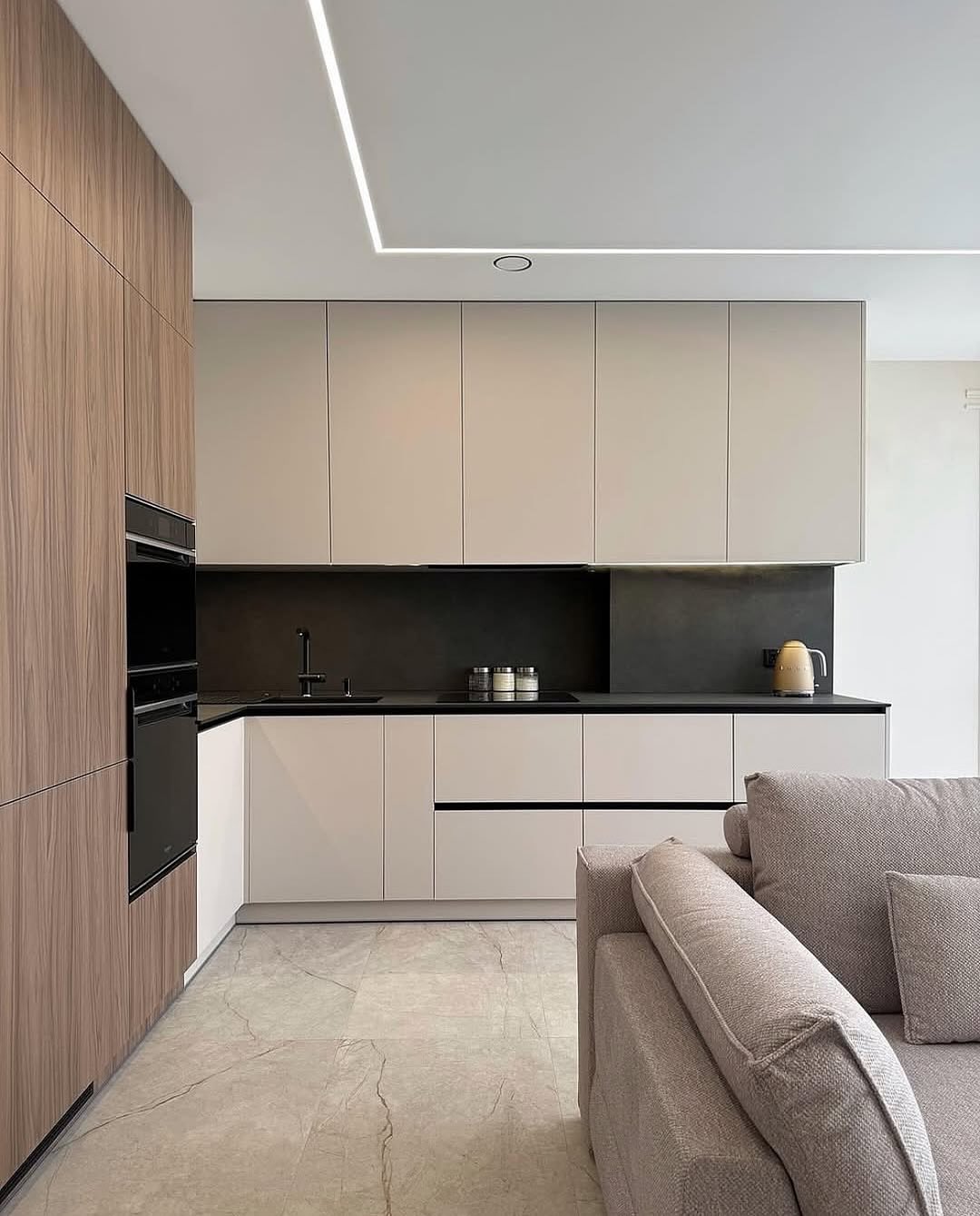 کابینت آشپزخانه مدرن پلی اورتان