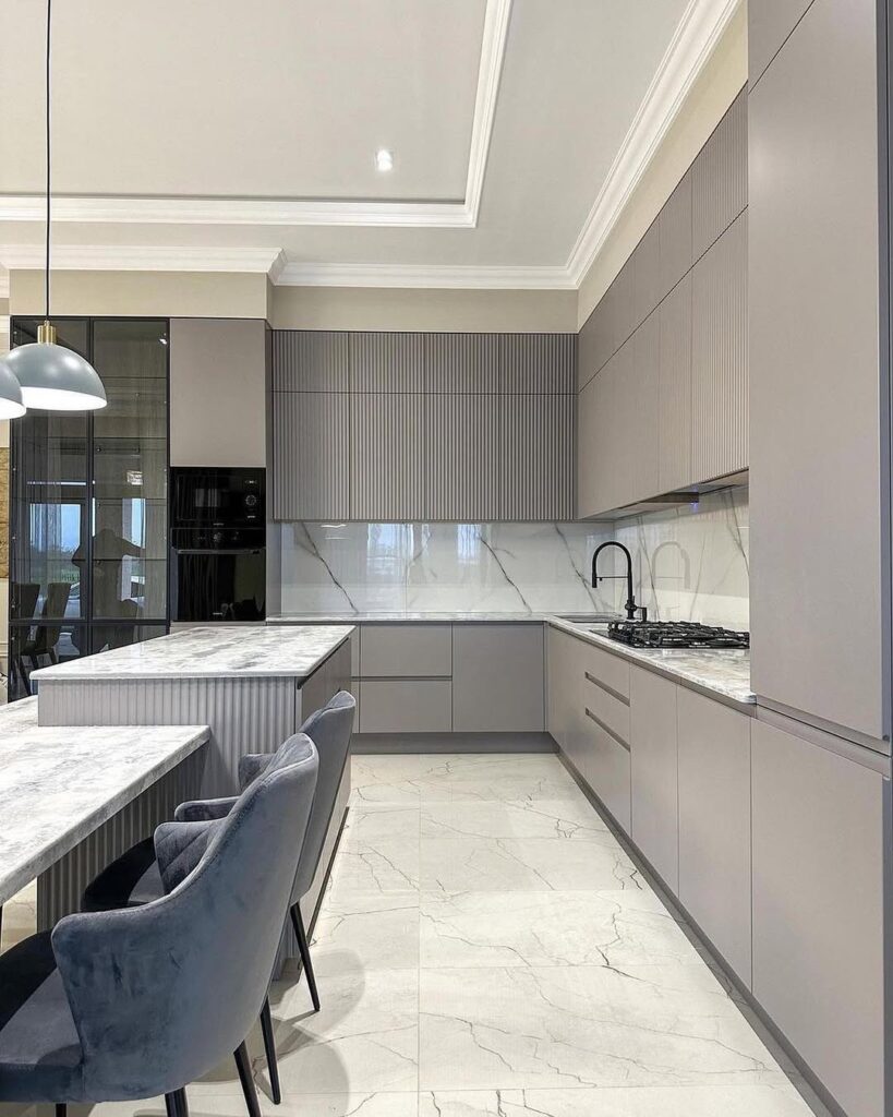 کابینت آشپزخانه مدرن پلی اورتان