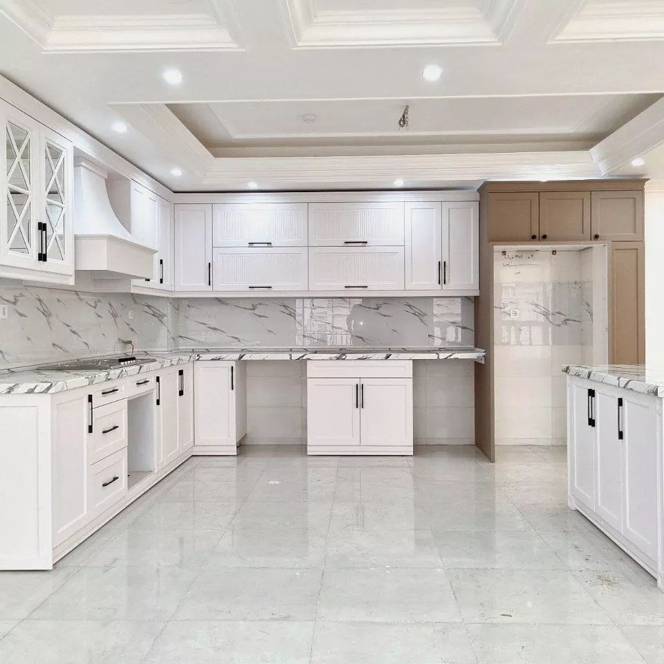 کابینت آشپزخانه نئوکلاسیک پلی‌اورتان